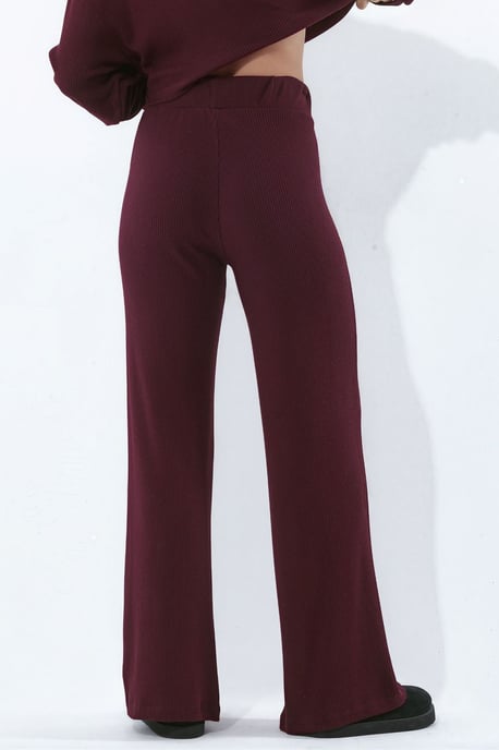Damen Gerade Hose mit Elastischem Bund - Image 3