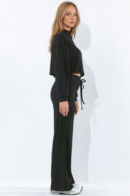 Damen Gerade Hose mit Elastischem Bund - Image 2