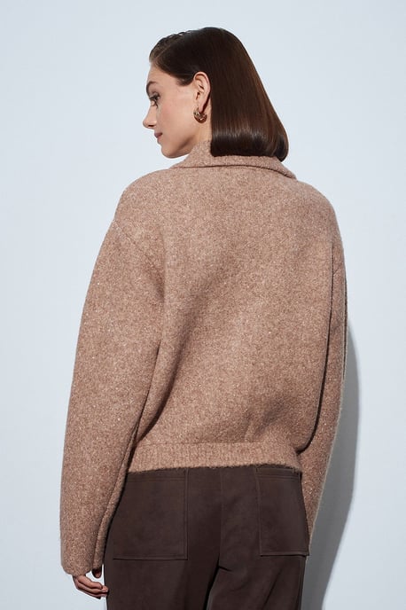 Damen-Wollmischung Cardigan - Image 3
