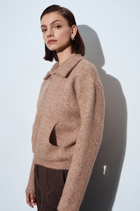 Damen-Wollmischung Cardigan - Image 4