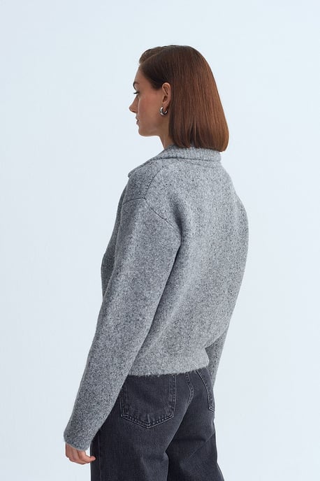 Damen-Wollmischung Cardigan - Image 2