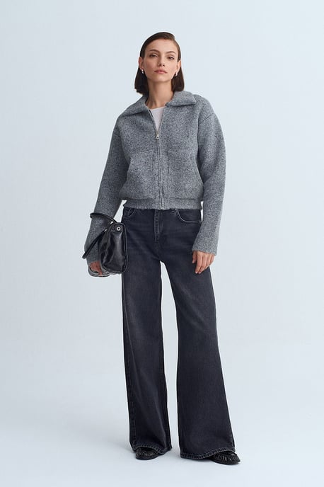 Damen-Wollmischung Cardigan - Image 4