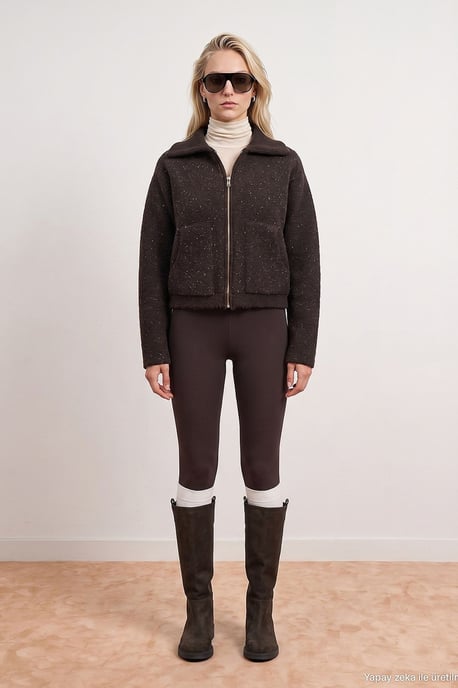 Damen-Wollmischung Cardigan - Image 3