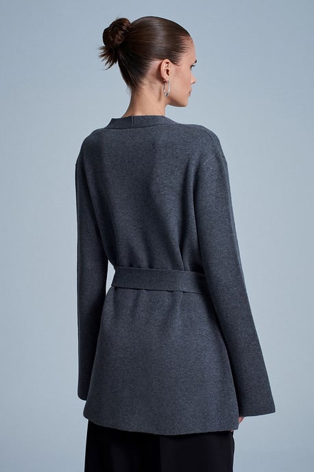 Damen-Polyacryl-Wollmischung Strickjacke - Image 3