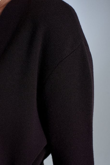 Damen-Polyacryl-Wollmischung Strickjacke - Image 4