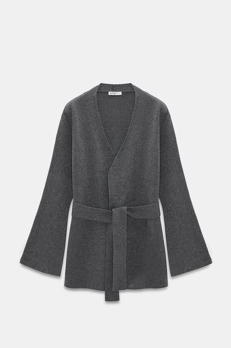 Damen-Polyacryl-Wollmischung Strickjacke - Image 6