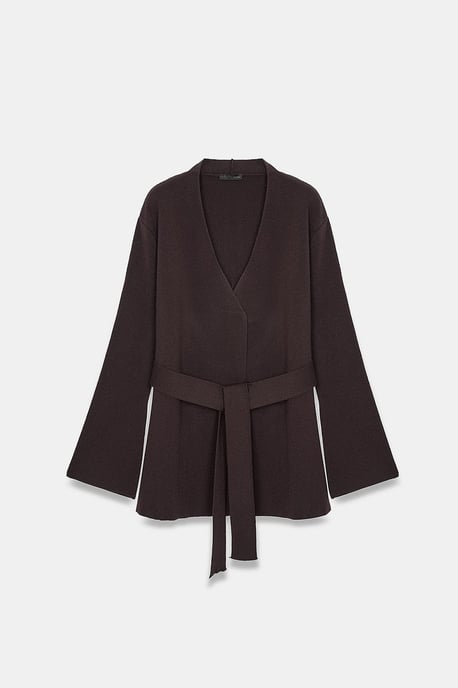 Damen-Polyacryl-Wollmischung Strickjacke - Image 6