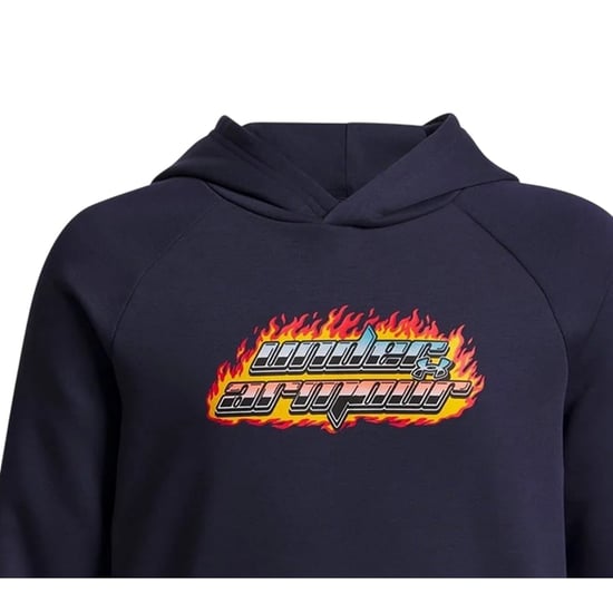 Under Armour - Kapuzenpullover für Jungen, Raglanärmel (gewaschenes Marienblau) - Image 4