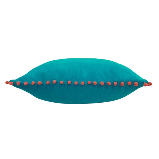 Samtpompon 45X45 Pcu Teal/Cor - Image 3