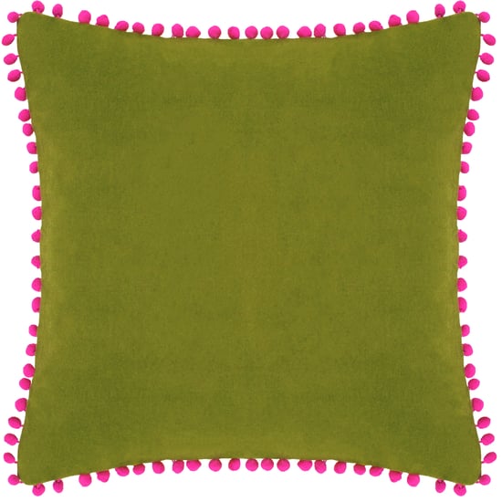 Samtpompon 45X45 Pcu Grün/Fuchsia - Image 2