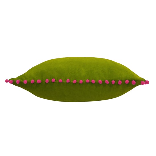 Samtpompon 45X45 Pcu Grün/Fuchsia - Image 3