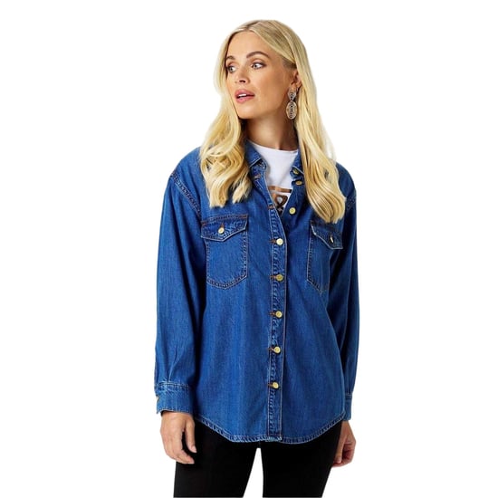 Biba - "Biba" Hemd für Damen, Denim, Langärmlig (Blau) - Image 2