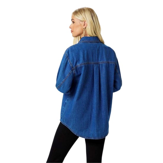 Biba - "Biba" Hemd für Damen, Denim, Langärmlig (Blau) - Image 3