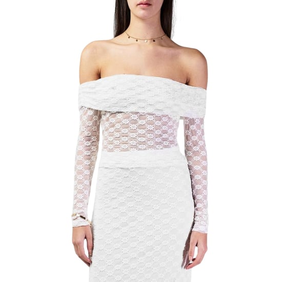 Bardot - Schulterfreies Top für Damen (Weiß) - Image 2