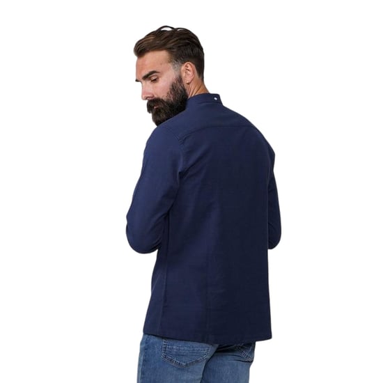 Firetrap - "Basic" Button-Down-Hemd für Herren, Oxford Baumwolle (Marine) - Image 2