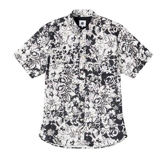 Pretty Green - "Molineux" Hemd für Herren, Regulär, kurzärmlig (Schwarz/Weiß) - Image 2