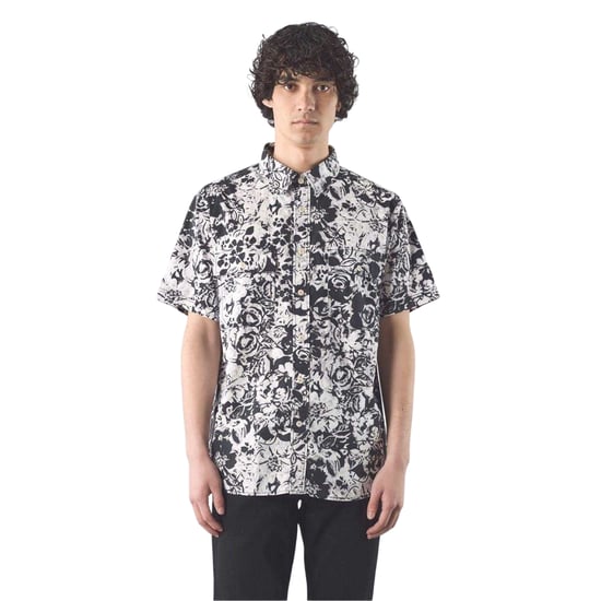 Pretty Green - "Molineux" Hemd für Herren, Regulär, kurzärmlig (Schwarz/Weiß) - Image 4