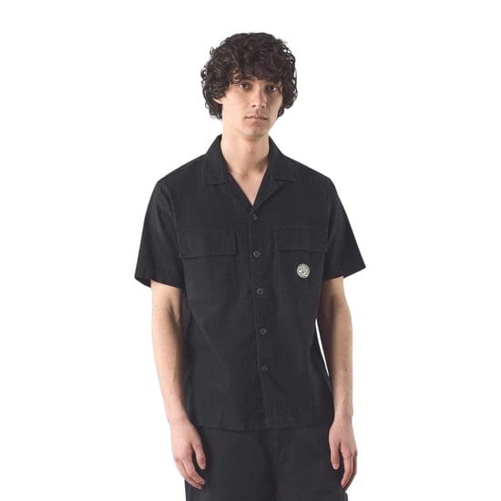 Pretty Green - Hemd für Herren, Regulär, kurzärmlig (Schwarz) - Image 4