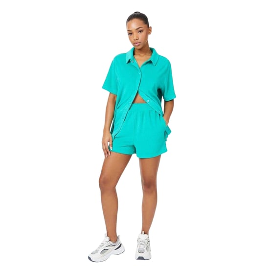 Jack Wills - Hemd und Shorts Set für Damen, Frottee, leger (Smaragd) - Image 1