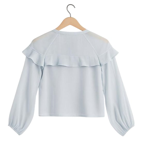 I Saw It First - Bluse für Damen, Langärmlig (Blau) - Image 2