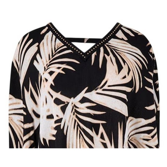 Biba - Bluse für Damen, V-Ausschnitt, leger (Bunt) - Image 4
