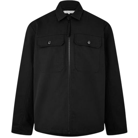 Jack Wills - "Shire Utility" Hemdjacke für Herren, Durchgehender Reißverschluss (Schwarz) - Image 2