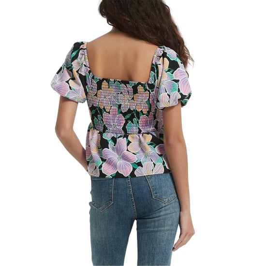 Be You - Bluse für Damen, Eckiger Ausschnitt, leger (Schwarz) - Image 3