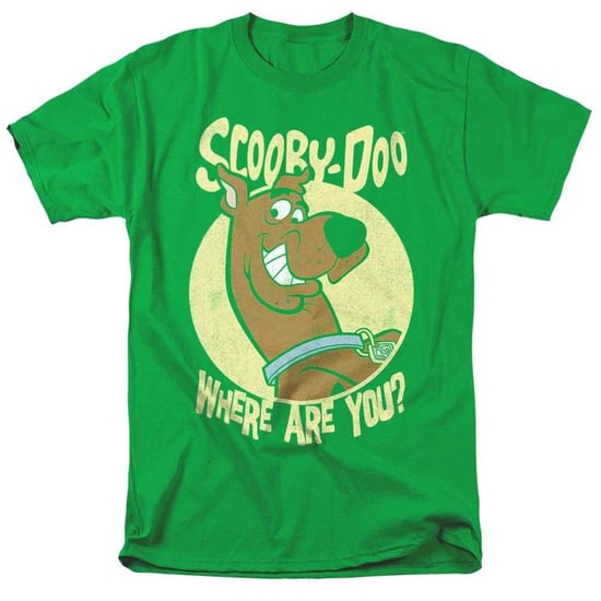 Scooby Doo - "Where Are You?" T-Shirt für Herren/Damen Unisex (Leuchtendes Gelbgrün) - Image 1