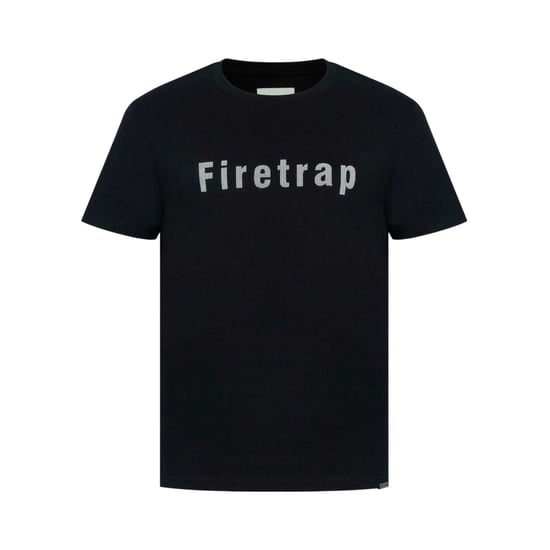 Firetrap - T-Shirt für Herren, Baumwolle (Schwarz) - Image 1