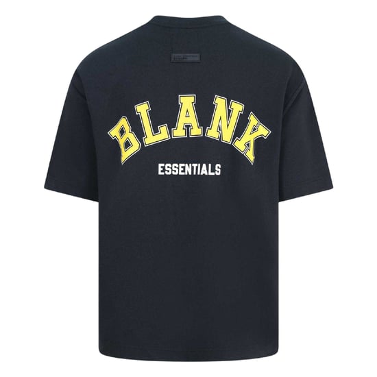Blank Essentials - "College" T-Shirt für Herren, Übergroß (Schwarz) - Image 2