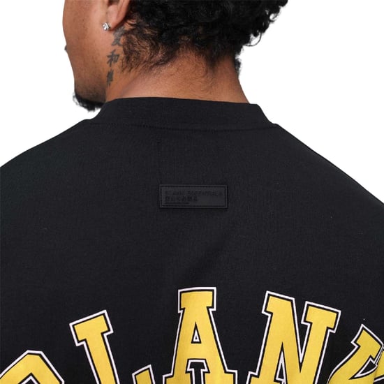 Blank Essentials - "College" T-Shirt für Herren, Übergroß (Schwarz) - Image 3