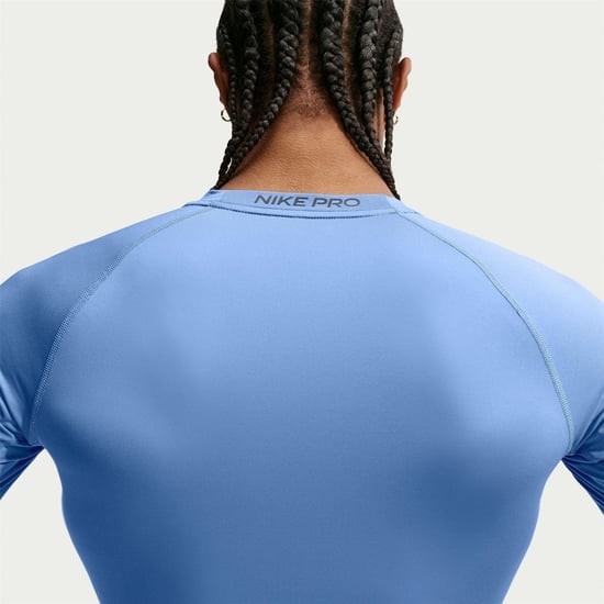 Nike - "Pro Core" T-Shirt für Herren, Langärmlig (Indigoblau) - Image 3