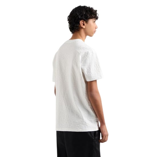 Armani Exchange - T-Shirt für Herren, Rundhalsausschnitt, Regulär (Naturweiß) - Image 3