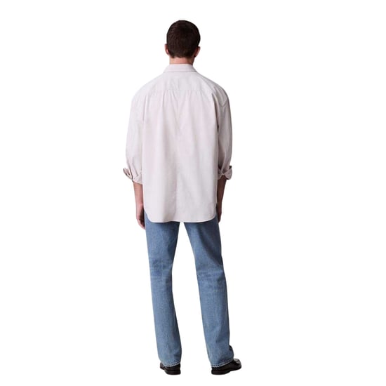 Calvin Klein - Hemd für Herren, Chambray-Stoff (Kreide) - Image 3