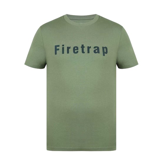 Firetrap - T-Shirt für Herren, Baumwolle (Khakigrün) - Image 1