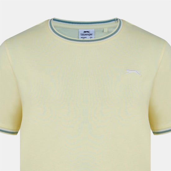 Slazenger - T-Shirt für Herren, Baumwolle (Hellgelb) - Image 4