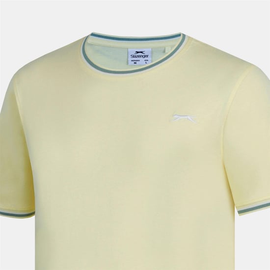 Slazenger - T-Shirt für Herren, Baumwolle (Hellgelb) - Image 5