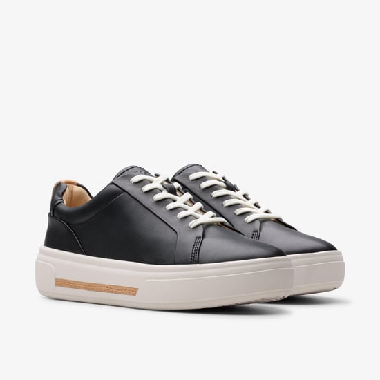 Hollyhock Walk Schwarze Leder Sneakers - Image 5