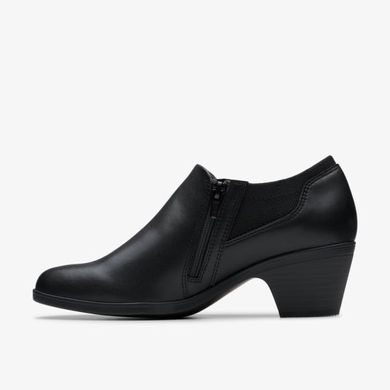 Emily2 Darcey Schwarze Leder Schuhe - Image 2