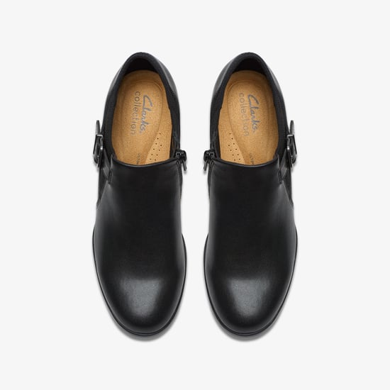Emily2 Darcey Schwarze Leder Schuhe - Image 6