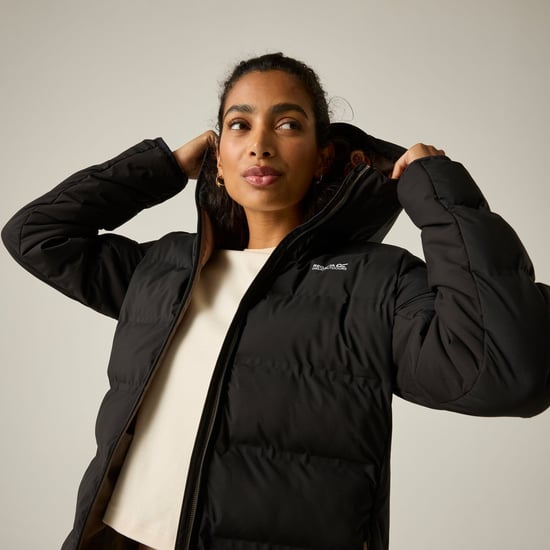 Regatta - "Altoro" Steppjacke für Damen, Lang geschnitten (Schwarz/Mokka) - Image 6