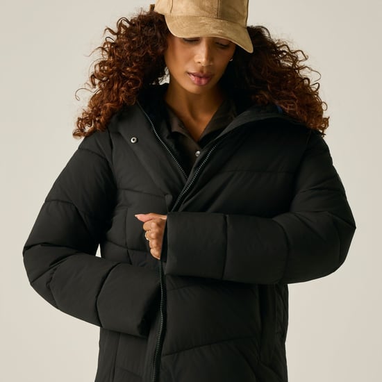 Regatta - "Eloria" Steppjacke für Damen, Lang (Schwarz) - Image 4