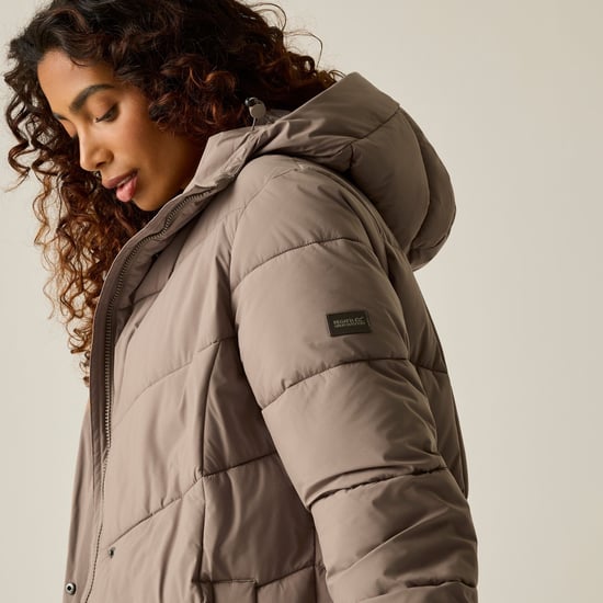 Regatta - "Eloria" Steppjacke für Damen, Lang (Mokka) - Image 4