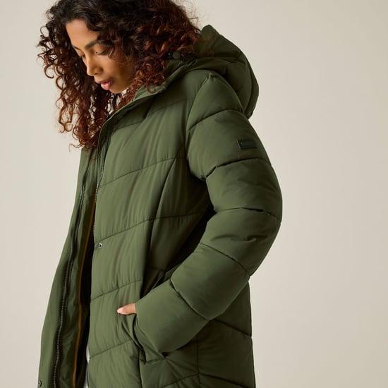 Regatta - "Eloria" Steppjacke für Damen, Lang (Dunkel-Khaki) - Image 3