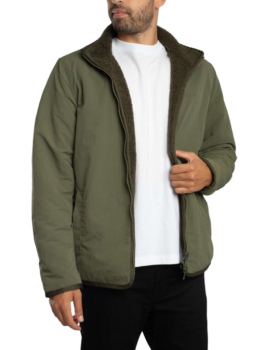Barbour Wendbare Fleecejacke, Grün - Image 2
