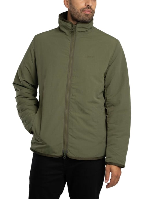 Barbour Wendbare Fleecejacke, Grün - Image 3