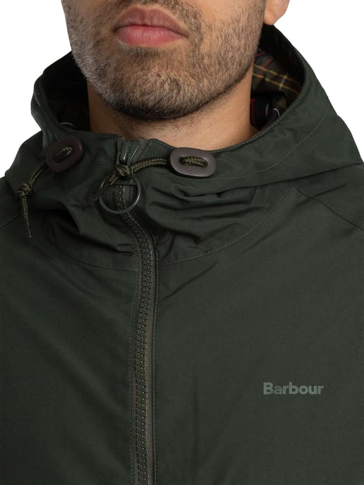 Barbour Wasserdichte Domus-Jacke Mit Kapuze, Grün - Image 5
