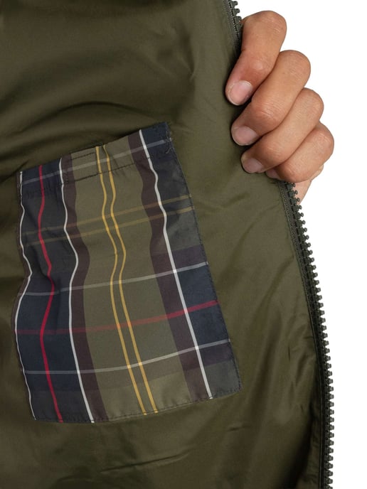 Barbour Wasserdichte Domus-Jacke Mit Kapuze, Grün - Image 6