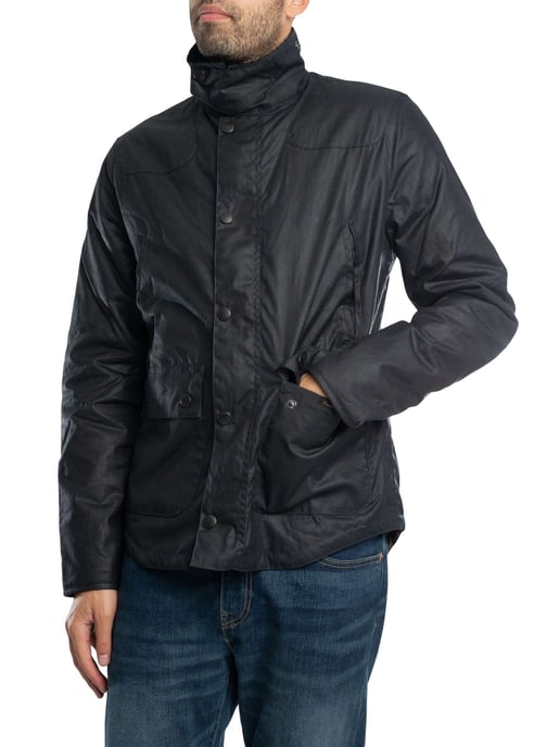 Barbour Reelin Wachsjacke, Blau - Image 2