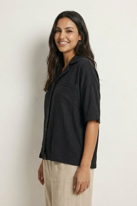 Lässig geschnittenes Button-Up-Shirt - Image 3